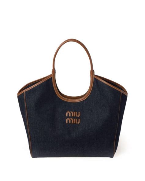 miu miu denim bag 2015|Blue/brandy Ivy Denim Bag .